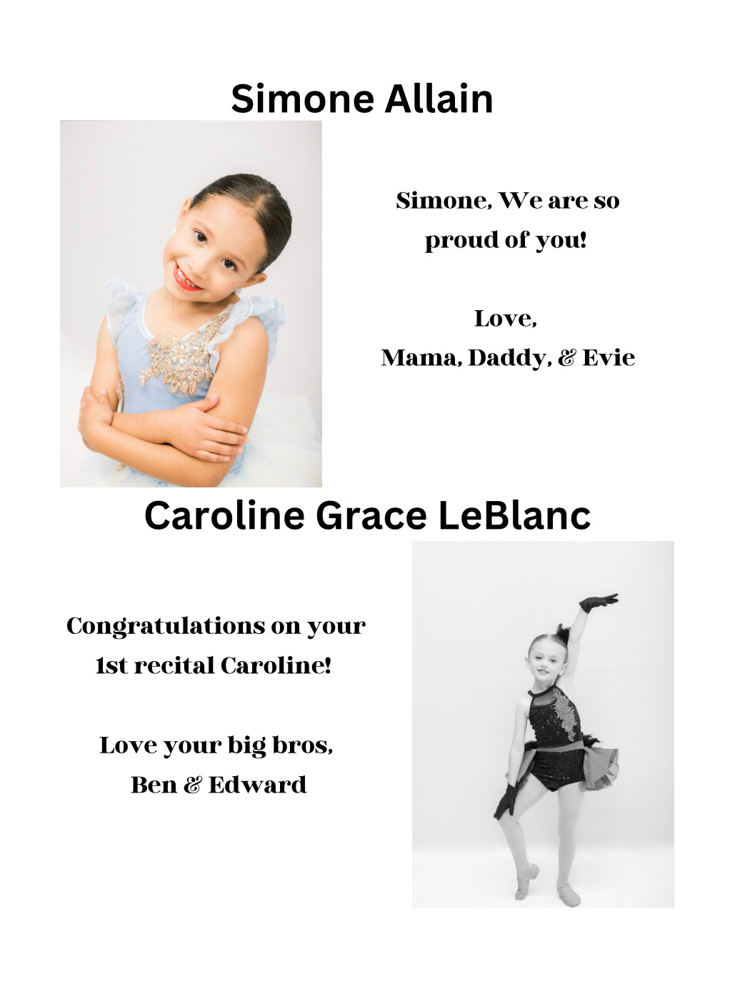 6. Program Ad • see link below for ad text •